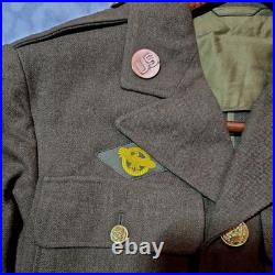 WWII US Army Uniform Set Original World War II Era Military Jacket and Pants