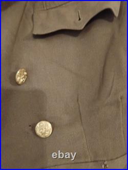 WWII US Army WAC AAF Jacket, Skirt, Garrison Cap with AAF Transport Command Pin
