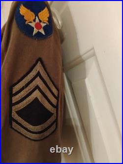 WWII US Army WAC AAF Jacket, Skirt, Garrison Cap with AAF Transport Command Pin