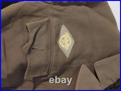 WWII US Army WAC AAF Jacket, Skirt, Garrison Cap with AAF Transport Command Pin
