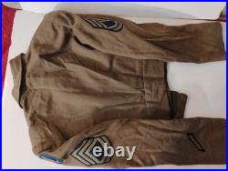 WWII US Army WAC AAF Jacket, Skirt, Garrison Cap with AAF Transport Command Pin