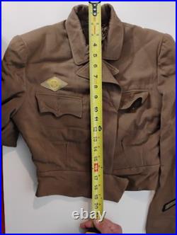 WWII US Army WAC AAF Jacket, Skirt, Garrison Cap with AAF Transport Command Pin