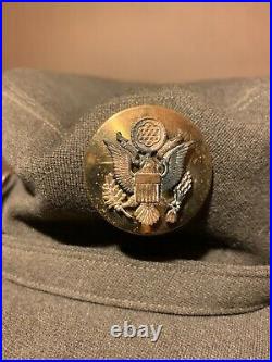 WWII US Army WAC WAAC Member Winter Wool Hobby Cap Sz 22.5 1943 NR Mint