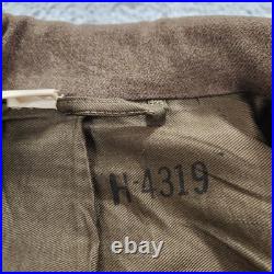 WWII US Army Wool Filed Ike Jacket 36 Short Green 3rd Armored Division Marked