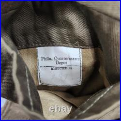 WWII US Army Wool Filed Ike Jacket 36 Short Green 3rd Armored Division Marked