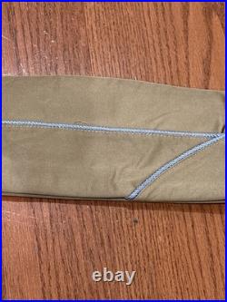 WWII US Army Wool Overcoat 1941 M1939 Enlisted 38L QM with2nd inf Shirt & Cap