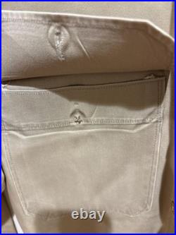 WWII US Army Wool Overcoat 1941 M1939 Enlisted 38L QM with2nd inf Shirt & Cap