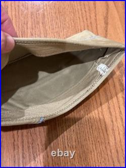 WWII US Army Wool Overcoat 1941 M1939 Enlisted 38L QM with2nd inf Shirt & Cap