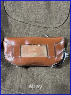 WWII US Army Wool Service Coat 38R 4-Pocket Jacket with Sunglasses & Compass Finds