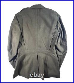 WWII US Army Wool Service Coat 38R 4-Pocket Jacket with Sunglasses & Compass Finds