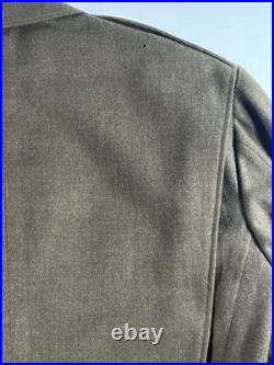 WWII US Army Wool Service Coat 38R 4-Pocket Jacket with Sunglasses & Compass Finds