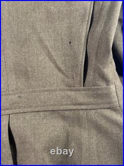 WWII US Army Wool Service Coat 38R 4-Pocket Jacket with Sunglasses & Compass Finds