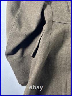 WWII US Army Wool Service Coat 38R 4-Pocket Jacket with Sunglasses & Compass Finds