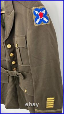 WWII US Army XXI 21st Corps Officers 4 Pocket Jacket/ Uniform