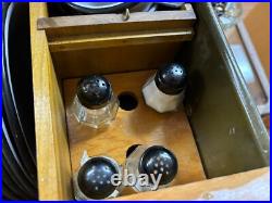 WWII US Army boxed mess kit. Dishes, cups, bowls, silverware and spice shakers