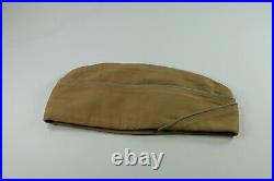 WWII US Army paratrooper overseas cap with white chute. Original And Dated 1942