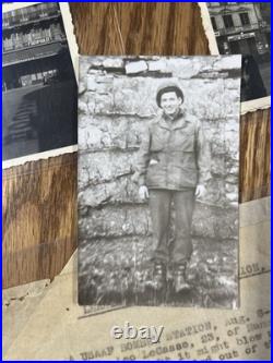WWII US GI in the ETO Photo Lot 5th Army / 7th Army