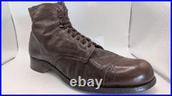 WWII US MILITARY ARMY HIGH BROWN SERVICE SHOES BOOTS MARINES Sz 9 USN MARINES WWII US MILITARY ARMY HIGH BROWN SERVICE SHOES BOOTS MARINES Sz 9 USN MARINES