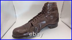 WWII US MILITARY ARMY HIGH BROWN SERVICE SHOES BOOTS MARINES Sz 9 USN MARINES WWII US MILITARY ARMY HIGH BROWN SERVICE SHOES BOOTS MARINES Sz 9 USN MARINES