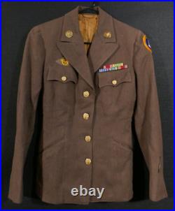 WWII US WAAC Women's Army Air Corps Members Winter Jacket 3rd AAF Uniform 1943