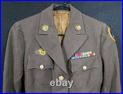 WWII US WAAC Women's Army Air Corps Members Winter Jacket 3rd AAF Uniform 1943