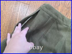 WWII US WAC Army Nurse Women's Uniform Wool Trouser Liner Size 14R (W-26 H-41)