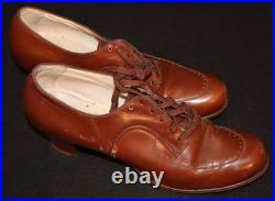 WWII US Women's Army Corps WAC Type Brown Leather Shoes Private Purchase Variety WWII US Women's Army Corps WAC Type Brown Leather Shoes Private Purchase Variety
