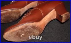WWII US Women's Army Corps WAC Type Brown Leather Shoes Private Purchase Variety