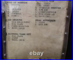 WWII USAAF 2nd Army Air Force B-17F Approved Check List'13 Oct 1943' with Sleeve