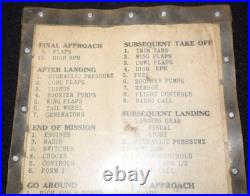 WWII USAAF 2nd Army Air Force B-17F Approved Check List'13 Oct 1943' with Sleeve