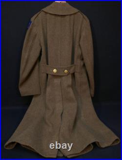 WWII USAAF 2nd Army Air Force Staff Sergeant'AE CLARK' Overcoat Wool 36R 1942