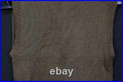 WWII USAAF Army Air Forces Aircrew Sweater Homefront Knit Wool OD Handmade, Rare