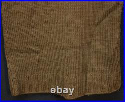 WWII USAAF Army Air Forces Aircrew Sweater Homefront Knit Wool OD Handmade, Rare