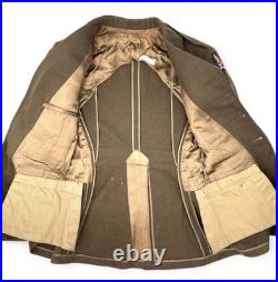 WWII USAAF M1942 Service Coat Named Army Air Forces Wool Uniform Jacket Original WWII USAAF M1942 Service Coat Named Army Air Forces Wool Uniform Jacket Original