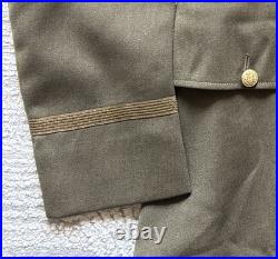 WWII USAAF Named Military Service Coat Officer Style Tailored Jacket Army AForce
