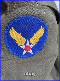 WWII USAAF Named Military Service Coat Officer Style Tailored Jacket Army AForce