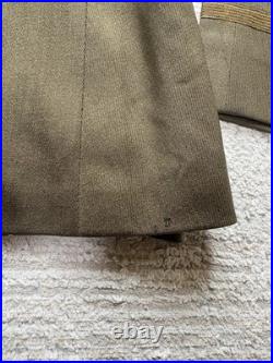 WWII USAAF Named Military Service Coat Officer Style Tailored Jacket Army AForce
