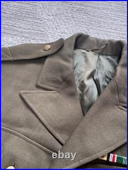WWII USAAF Named Military Service Coat Officer Style Tailored Jacket Army AForce