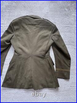 WWII USAAF Named Military Service Coat Officer Style Tailored Jacket Army AForce