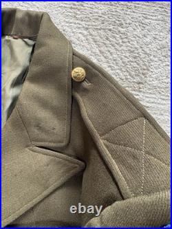 WWII USAAF Named Military Service Coat Officer Style Tailored Jacket Army AForce