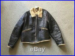 WWII USAAF US ARMY AIRFORCE D-1 Mechanics Sheepskin Jacket