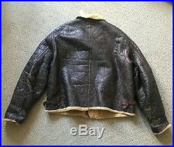 WWII USAAF US ARMY AIRFORCE D-1 Mechanics Sheepskin Jacket