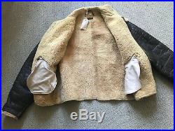 WWII USAAF US ARMY AIRFORCE D-1 Mechanics Sheepskin Jacket