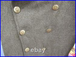 WWII USAAF US Army Sergeant 42R Wool Overcoat Trench Coat 1942 Albert Turner Inc