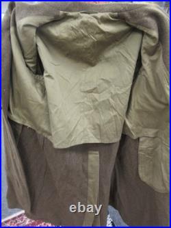 WWII USAAF US Army Sergeant 42R Wool Overcoat Trench Coat 1942 Albert Turner Inc