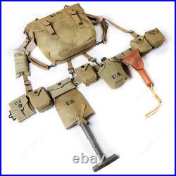 WWII USMC Army Normandy Landing D-DAY M1 Airborne Division Backpack Paratrooper