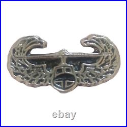 WWII Us Army Airborne Air Assault Badge Helicopter Wings Pewter Lapel Pin Rare