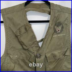 WWII Vest USAAF Army Air Force Type C-1 Emergency Sustenance Reliance Military