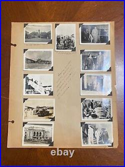 WWII Veteran Army Photographer's Original Album Pg Japanese Surrender Manila'45