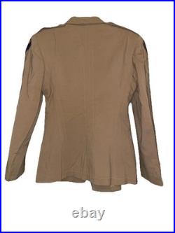 WWII WAC US Women's Army Enlisted Tropical Worsted Khaki Jacket Uniform 10R'44 WWII WAC US Women's Army Enlisted Tropical Worsted Khaki Jacket Uniform 10R'44